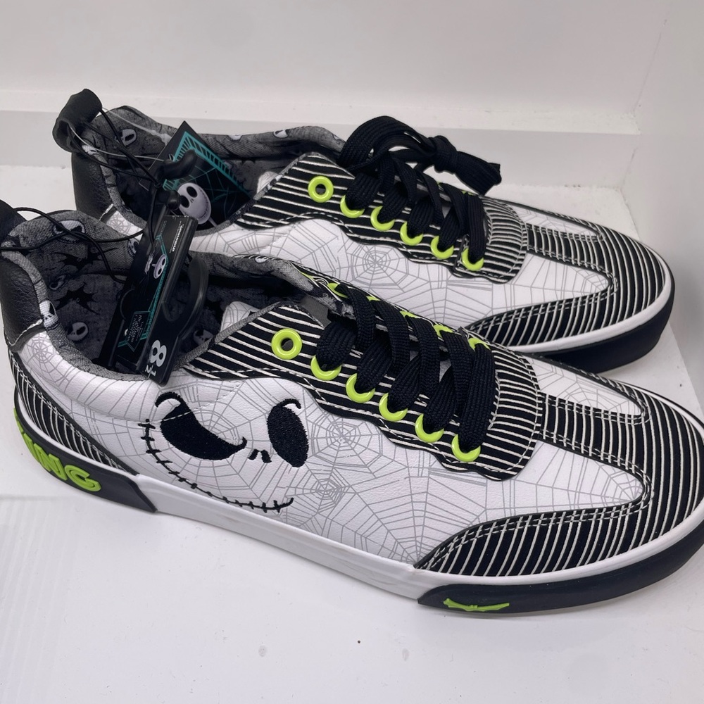 Men’s Nightmare Before Christmas Sneakers with Neon Accents